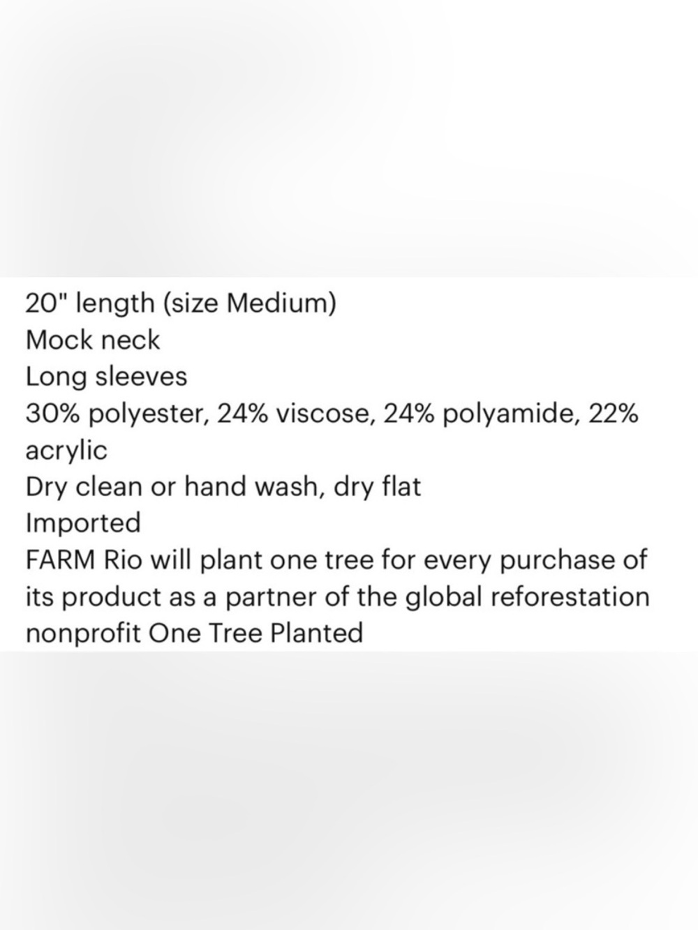 FARM Rio Red Ribbed Long-Sleeve Crop Top - Picture 8 of 8